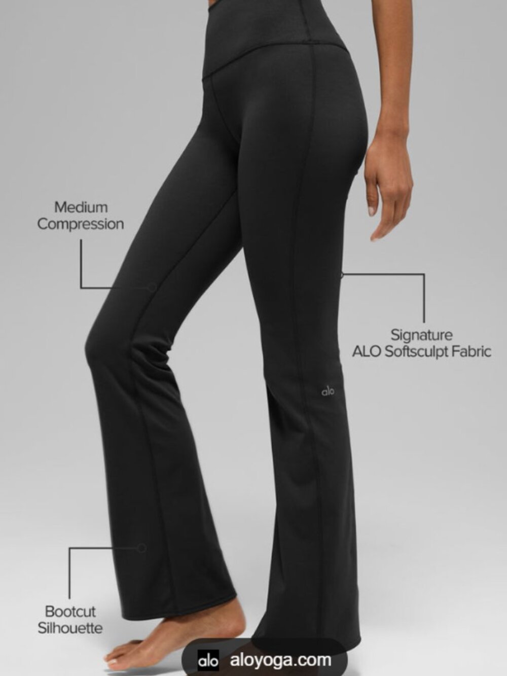 ALO Softsculpt High-Waist Bootcut Leggings